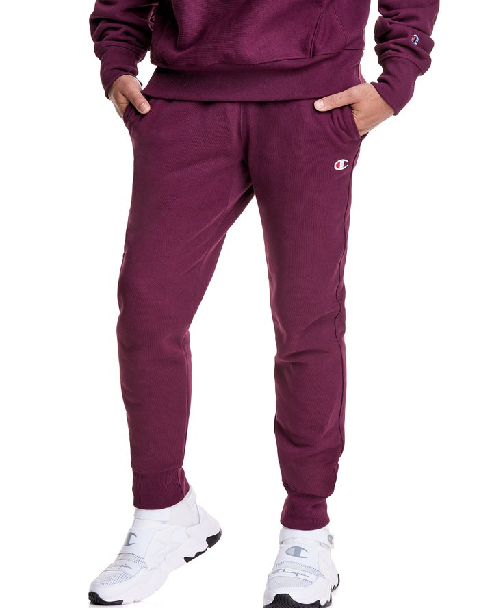 Champion Mens Joggers NZ - Reverse Weave Purple ( 0126-EJWYZ )